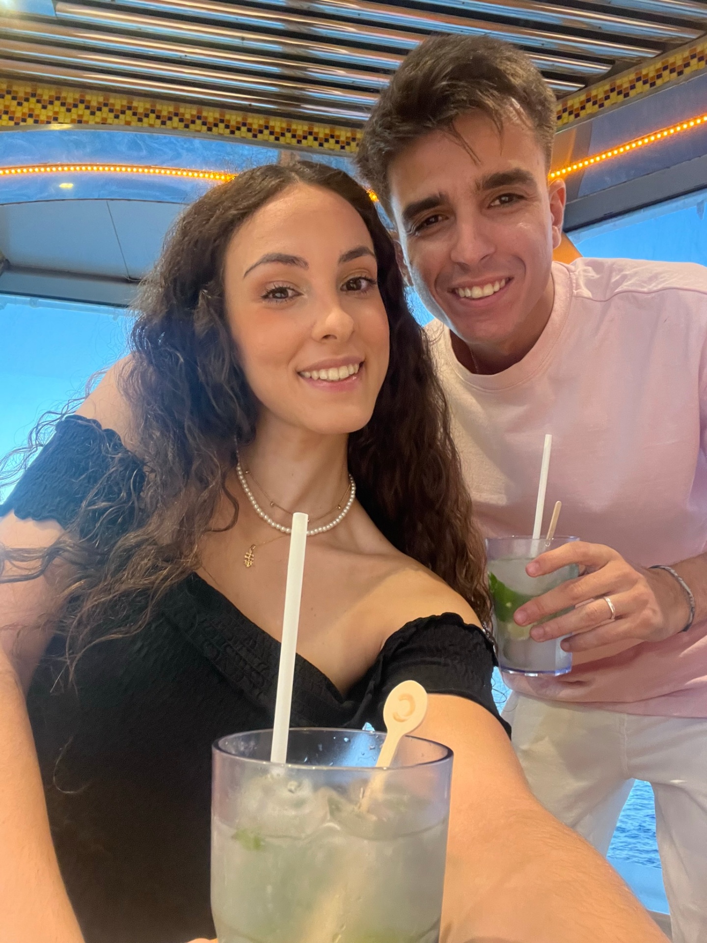 Primeros mojitos a bordo del Costa Pacífica