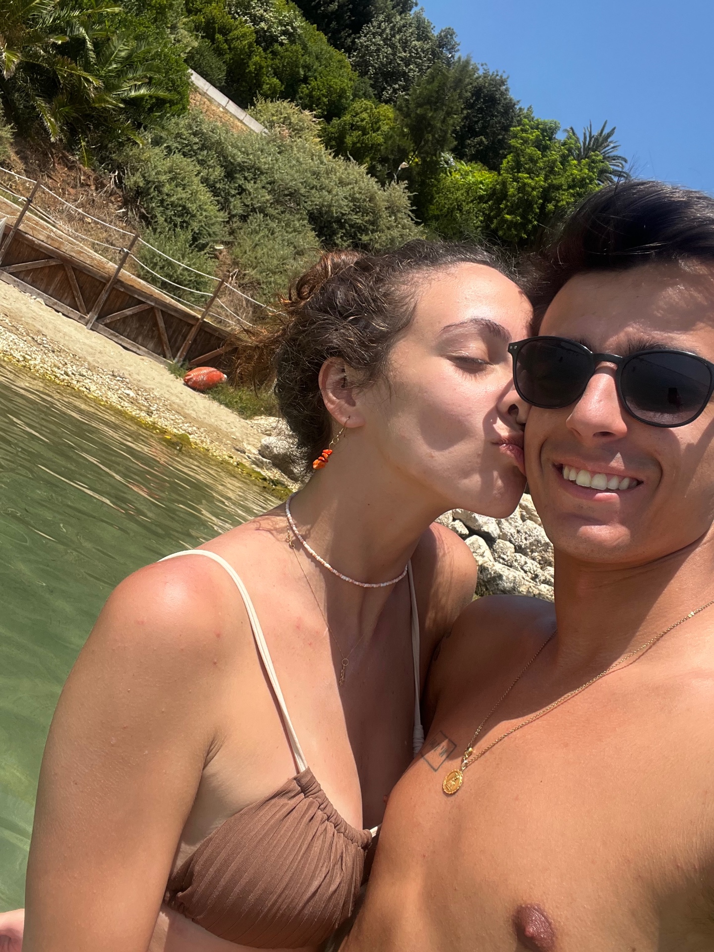 Un baño en una cala escondida