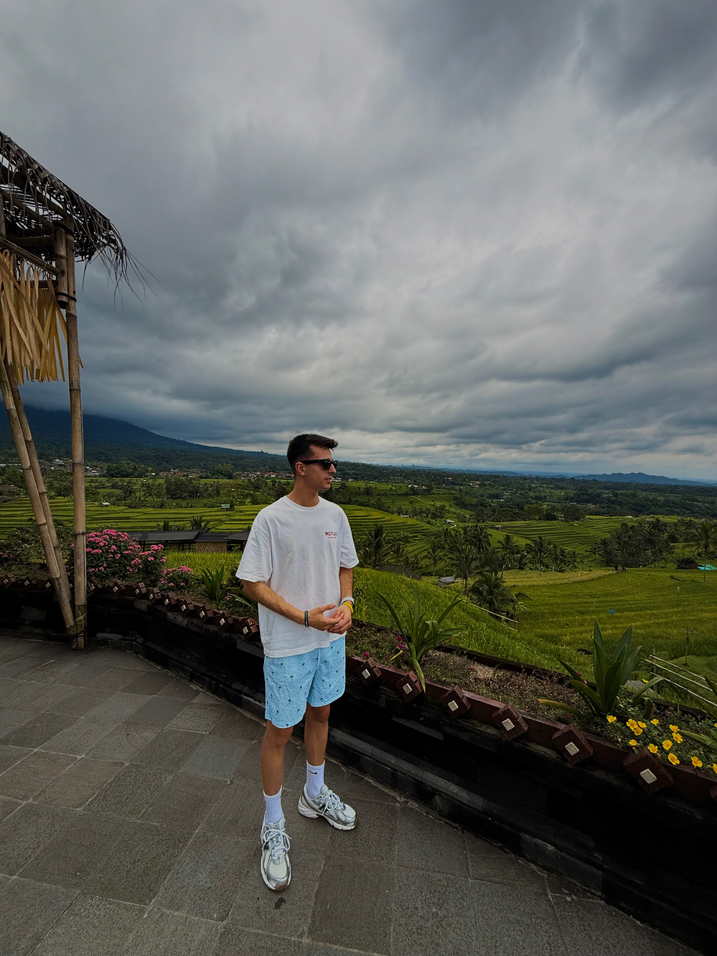 Mirador sobre los arrozales en terrazas de Jatiluwih